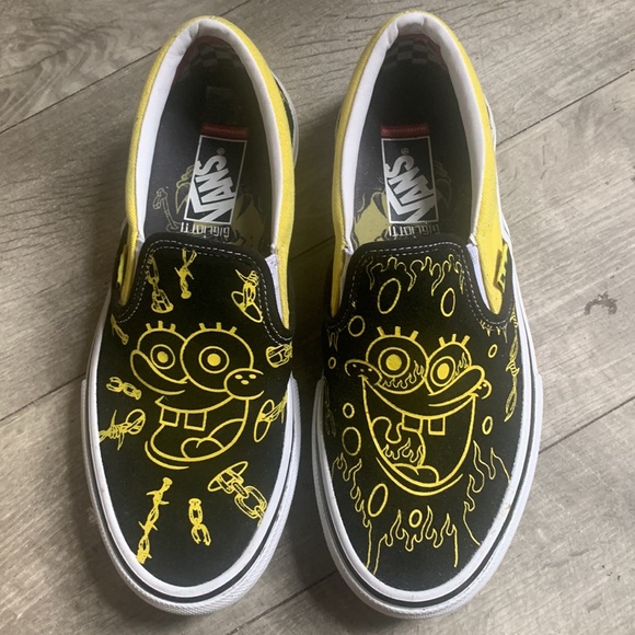 Vans Shoes Vans X Spongebob Squarepants Skate Slipon Gigliotti